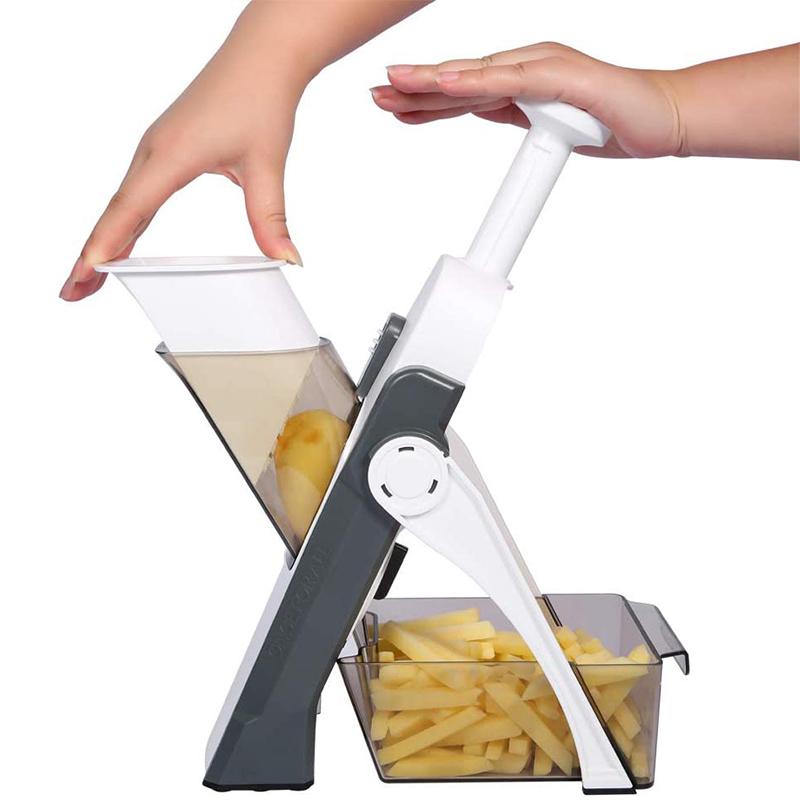 Safe Mandoline Slicer Fast, precise slicing with safer hands.