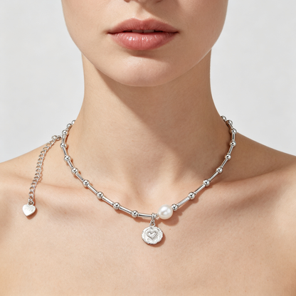 Elegant Heart Pendant Necklace