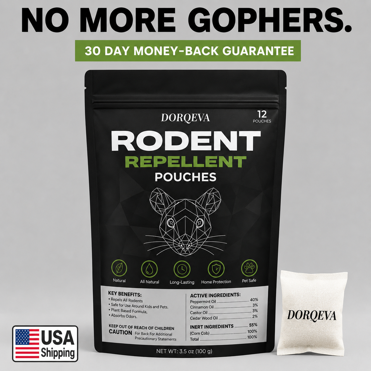 Rodent Repellent Pouches
