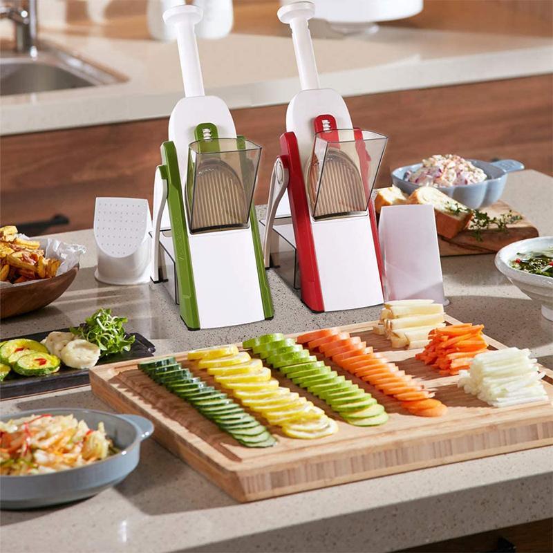 Safe Mandoline Slicer Fast, precise slicing with safer hands.