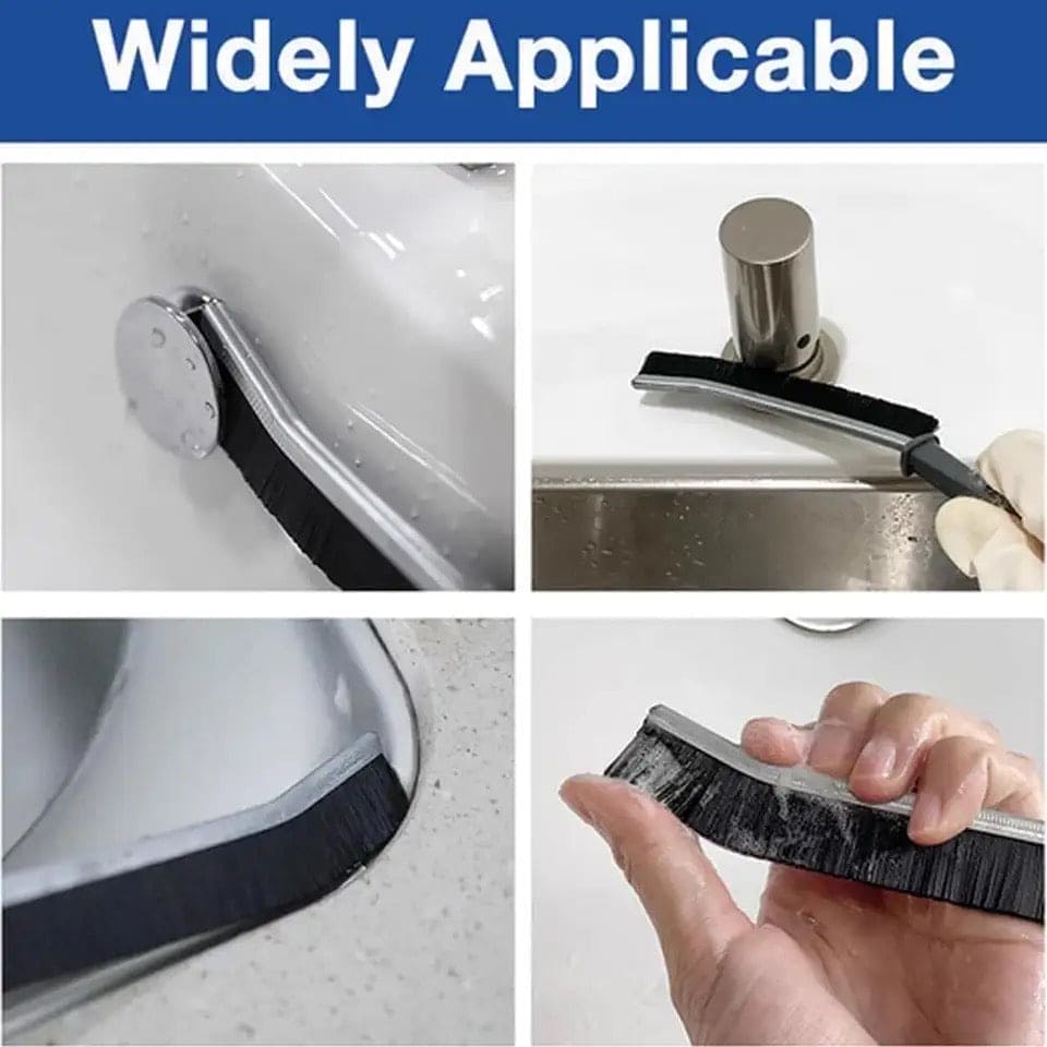 Hard-Bristled Crevice Cleaning Brush