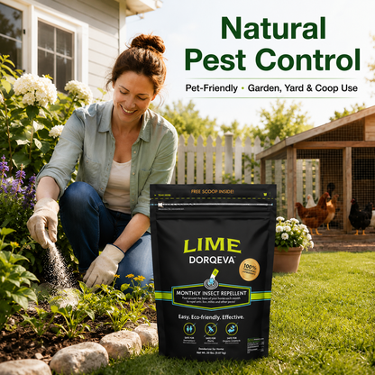 Pet-Friendly Pest Control & Deodorizer Powder for Home, Garden, Yard & Chicken Coop