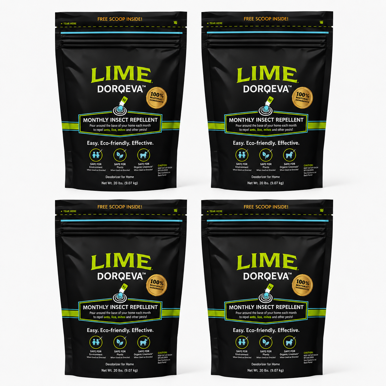 Pet-Friendly Pest Control & Deodorizer Powder for Home, Garden, Yard & Chicken Coop