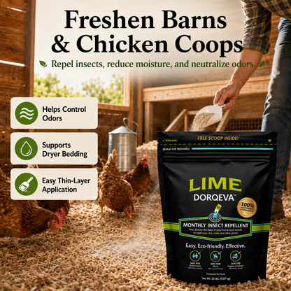 Pet-Friendly Pest Control & Deodorizer Powder for Home, Garden, Yard & Chicken Coop