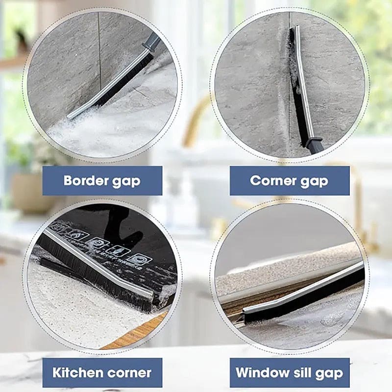 Hard-Bristled Crevice Cleaning Brush