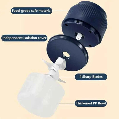Cordless Mini Food Chopper – Chop, Mince & Blend in Seconds
