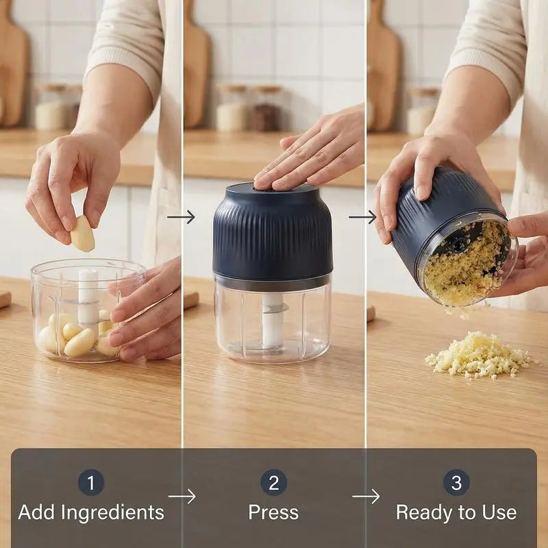 Cordless Mini Food Chopper – Chop, Mince & Blend in Seconds