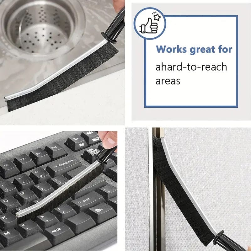 Hard-Bristled Crevice Cleaning Brush