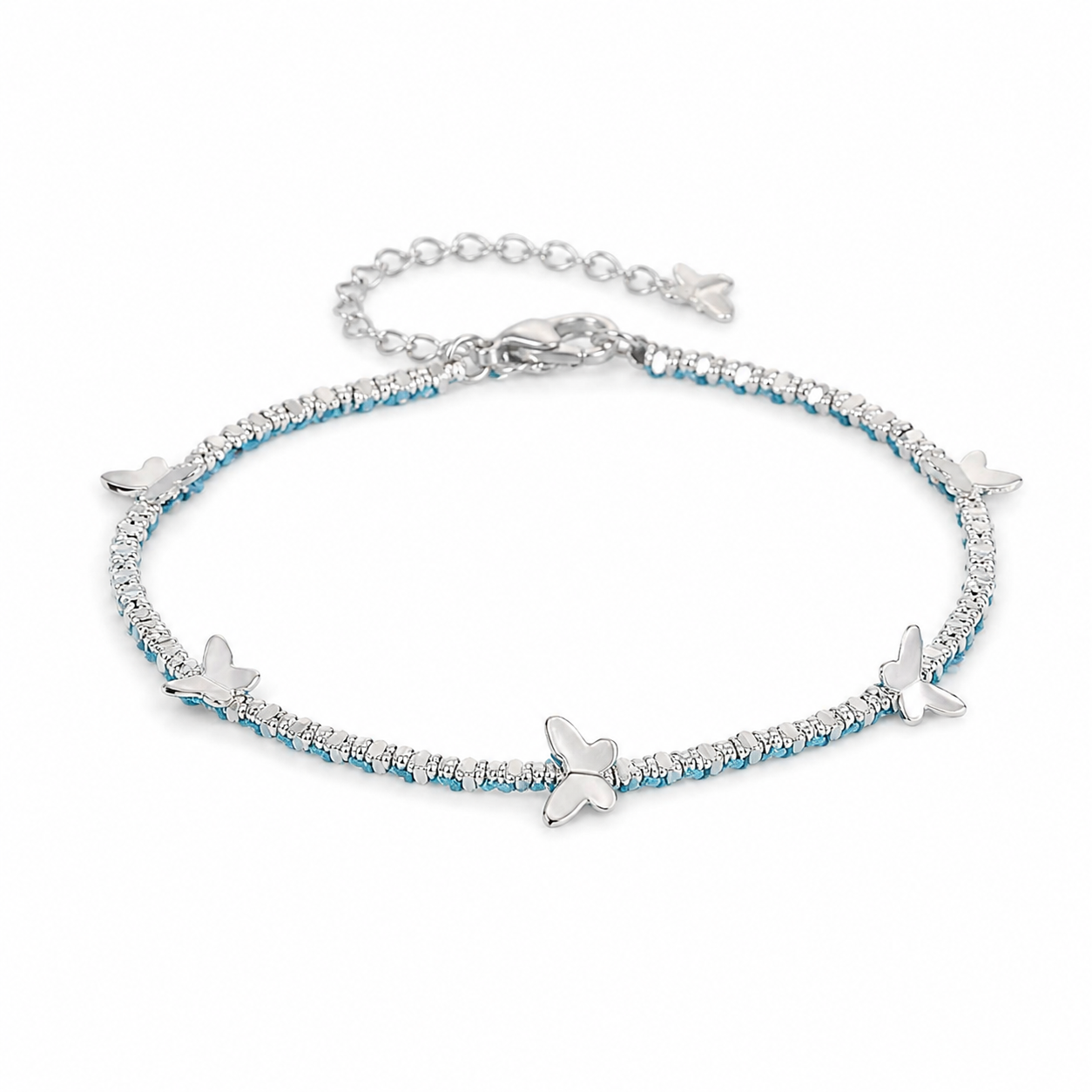 Elegant Butterfly Charm Bracelet