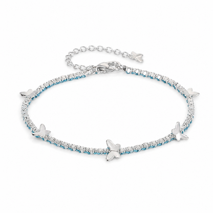 Elegant Butterfly Charm Bracelet