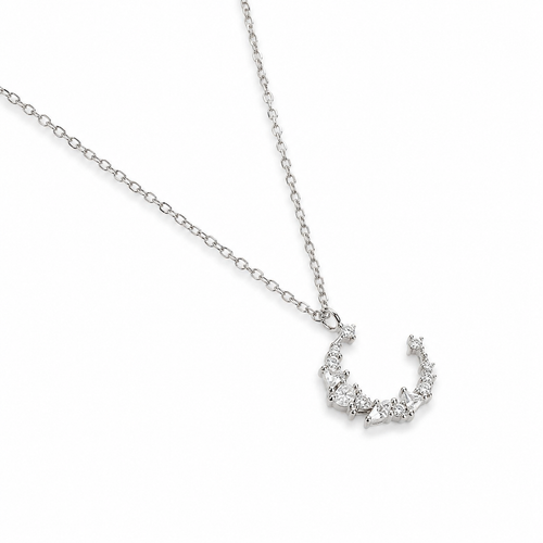Crescent Moon Pendant Necklace