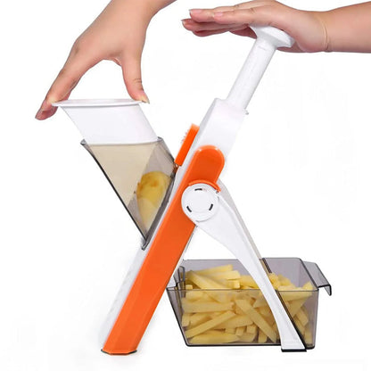 Safe Mandoline Slicer Fast, precise slicing with safer hands.