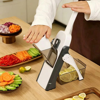 Safe Mandoline Slicer Fast, precise slicing with safer hands.